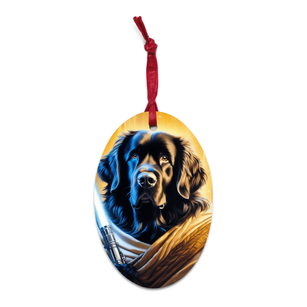 PugMug Custom Newfoundland Wooden Ornament