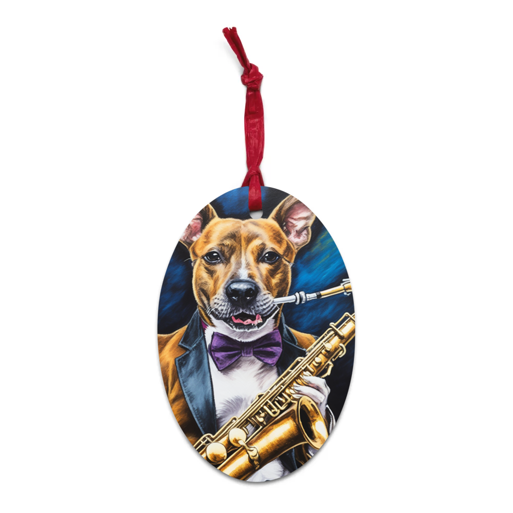 PugMug Custom Tony Hawk Wooden Ornament