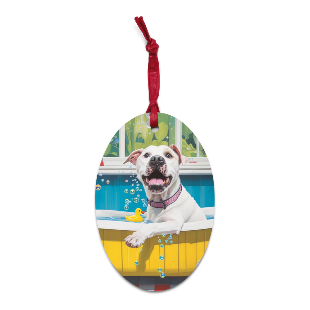 PugMug Custom Melody Wooden Ornament