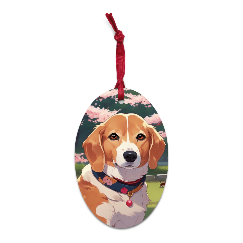 PugMug Custom Munchkin Wooden Ornament