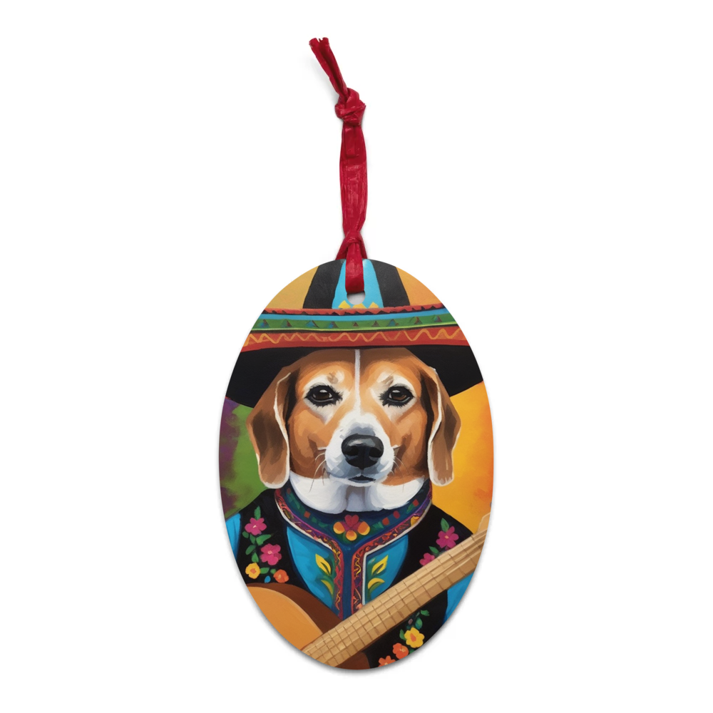 PugMug Custom Munchkin Wooden Ornament