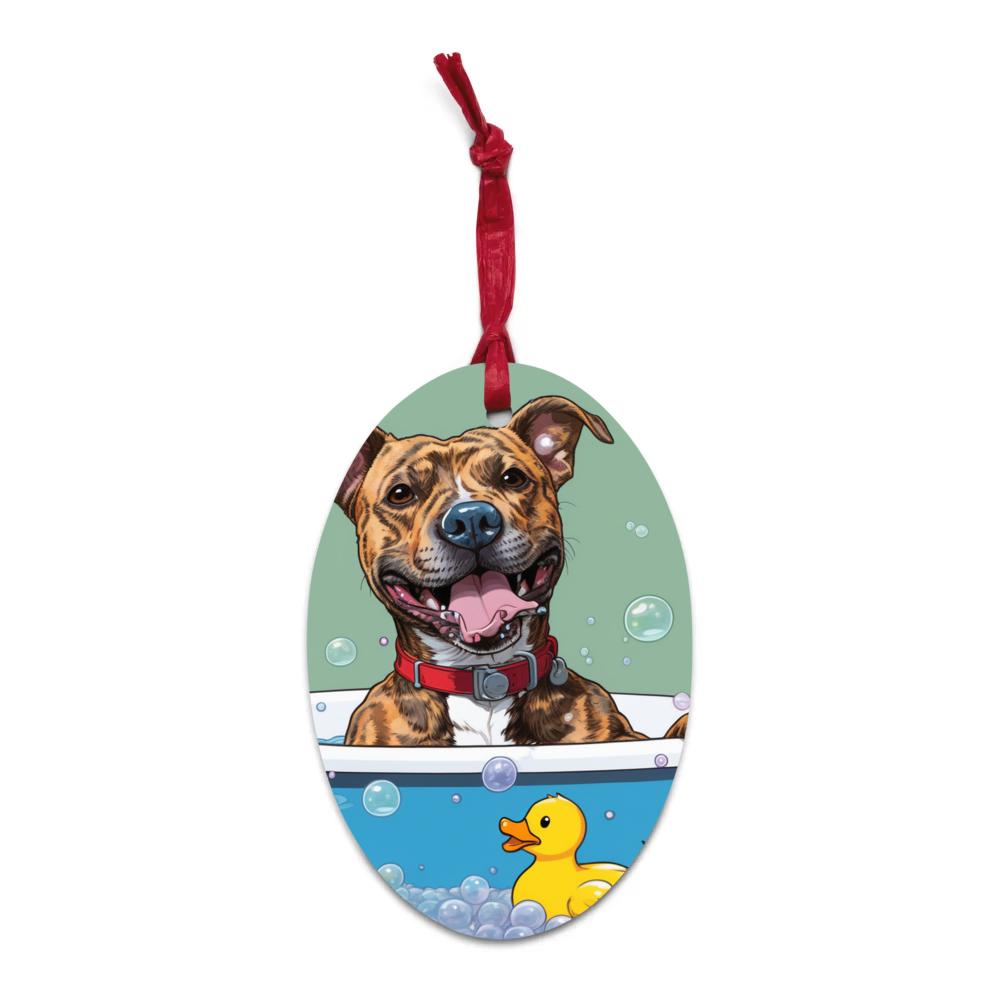 PugMug Custom Tony Hawk Wooden Ornament