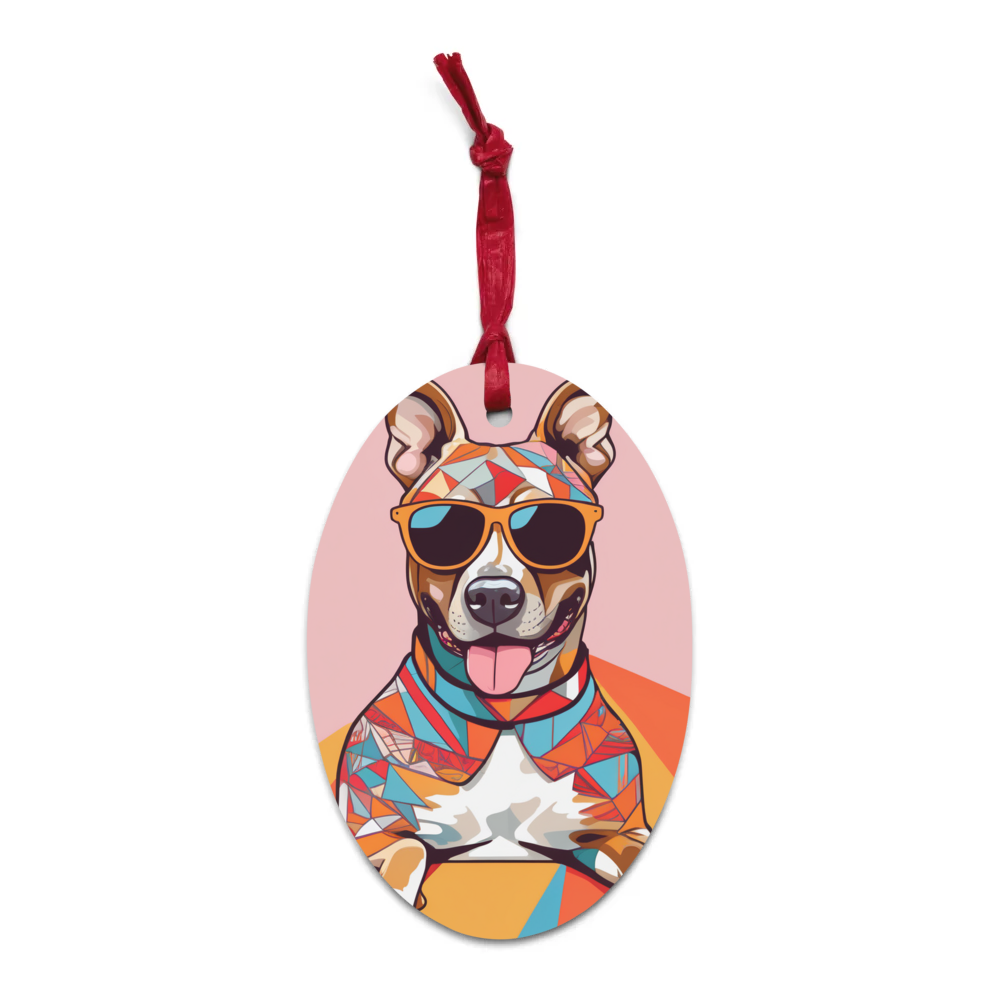 PugMug Custom Tony Hawk Wooden Ornament