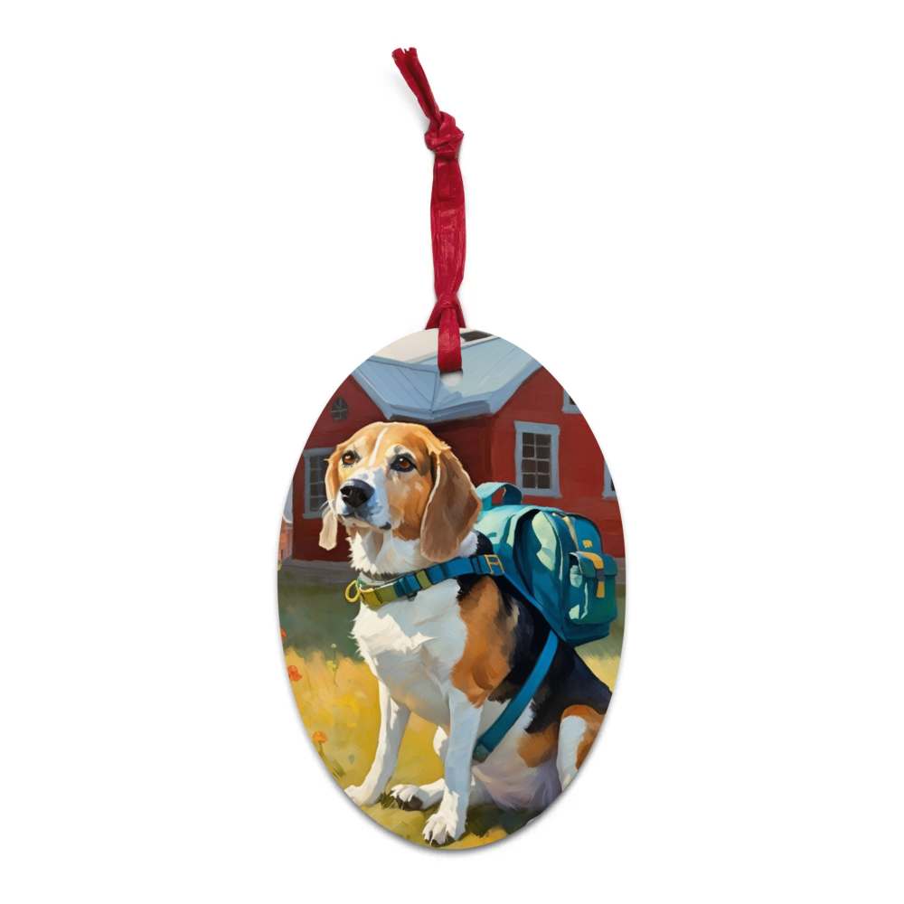 PugMug Custom Munchkin Wooden Ornament