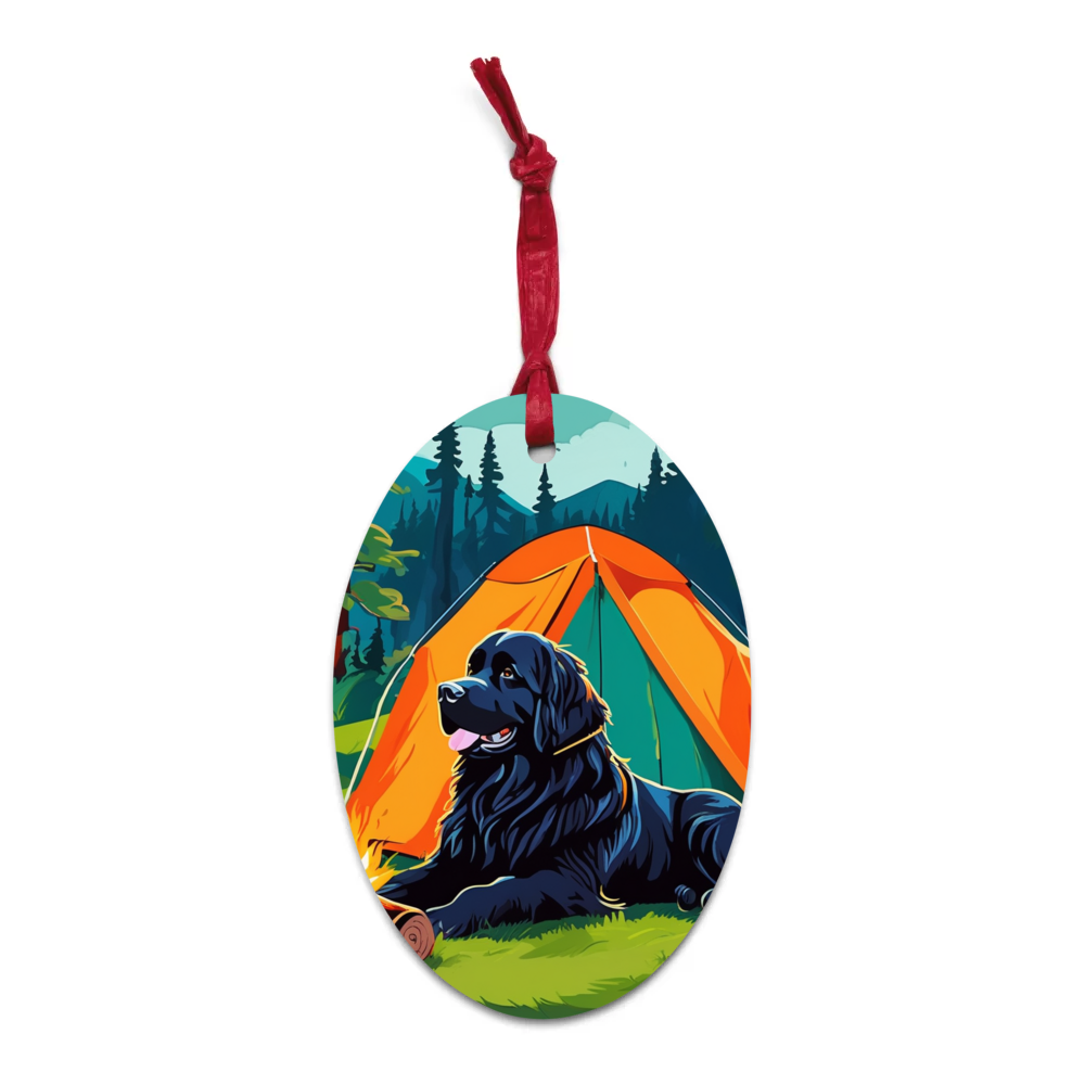 PugMug Custom Newfoundland Wooden Ornament