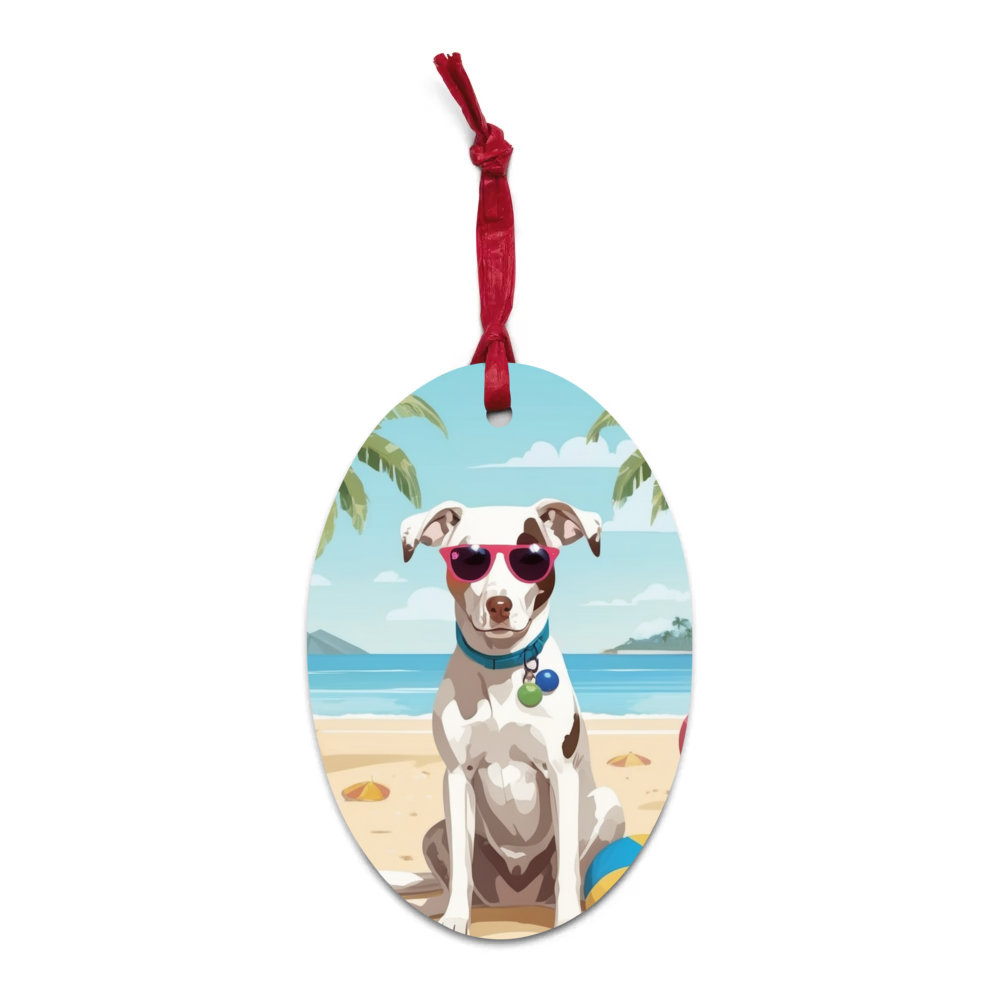 PugMug Custom Penny Wooden Ornament