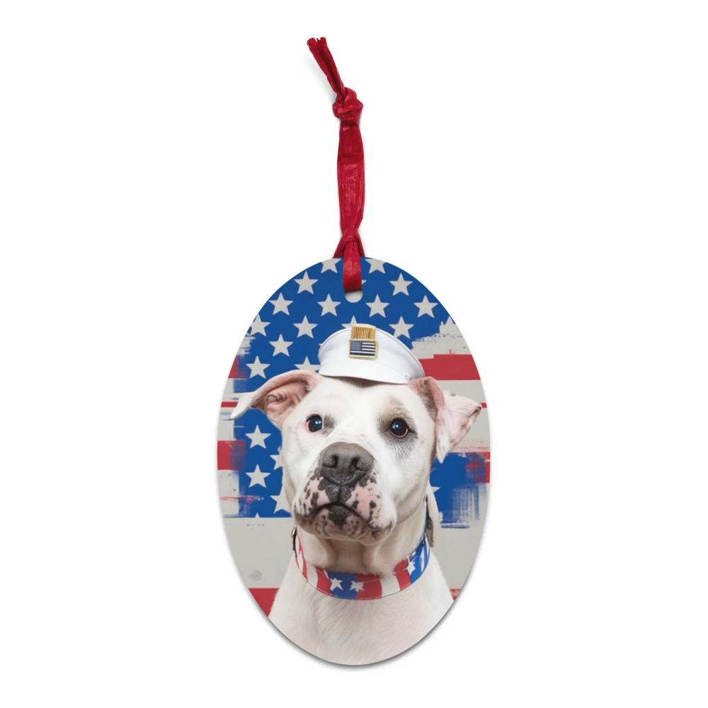 PugMug Custom Melody Wooden Ornament