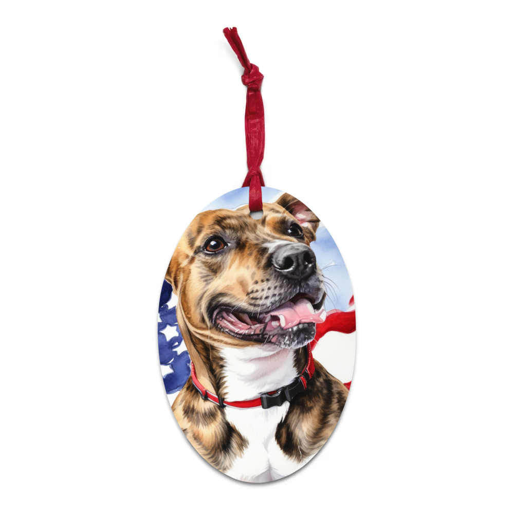 PugMug Custom Tony Hawk Wooden Ornament