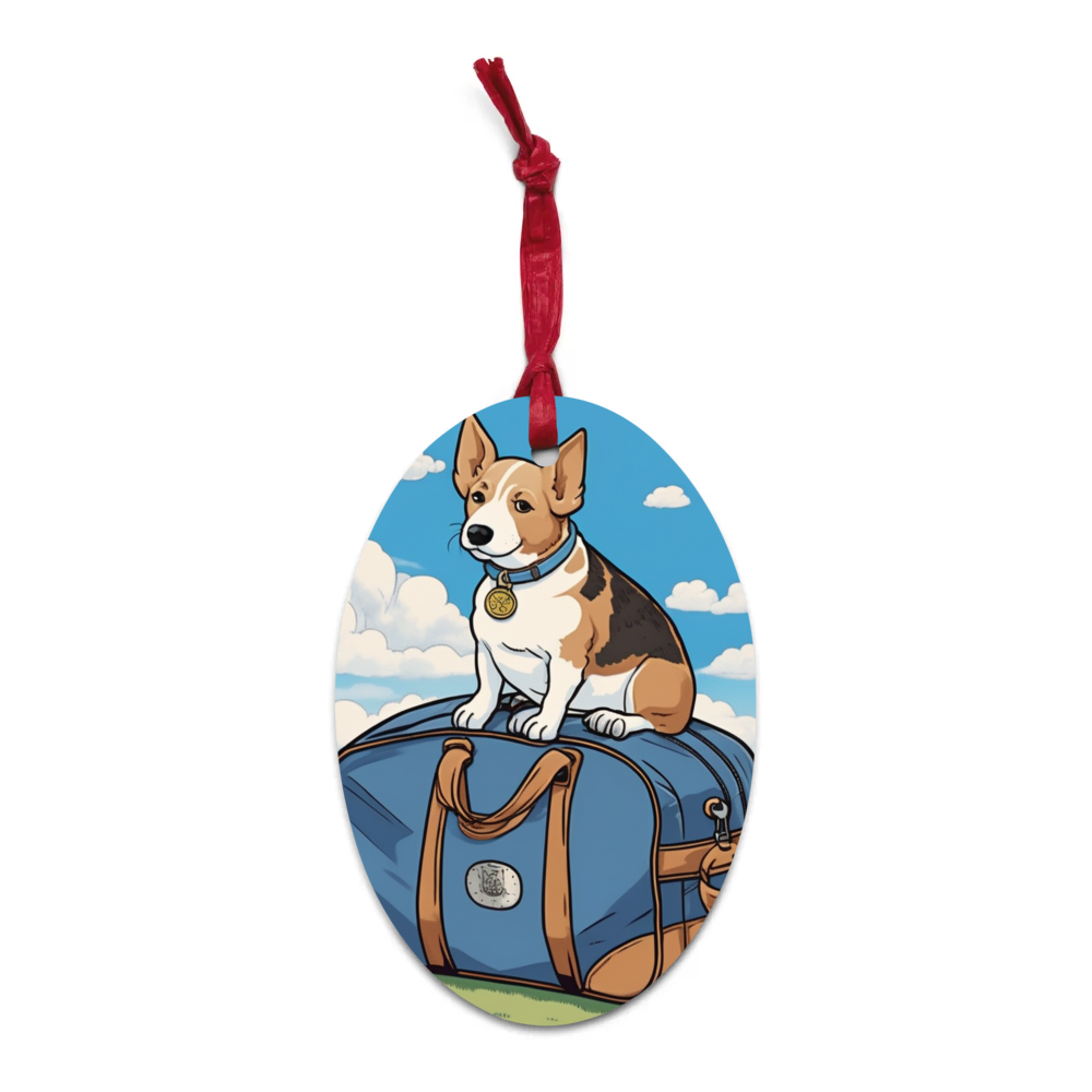 PugMug Custom Munchkin Wooden Ornament
