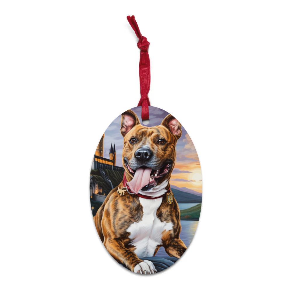 PugMug Custom Tony Hawk Wooden Ornament