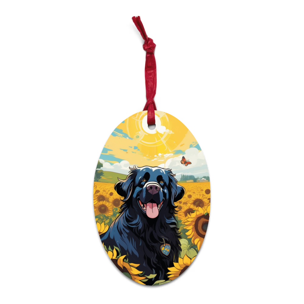 PugMug Custom Newfoundland Wooden Ornament