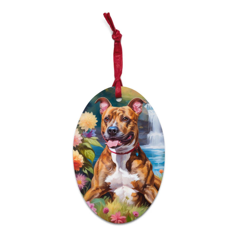 PugMug Custom Tony Hawk Wooden Ornament