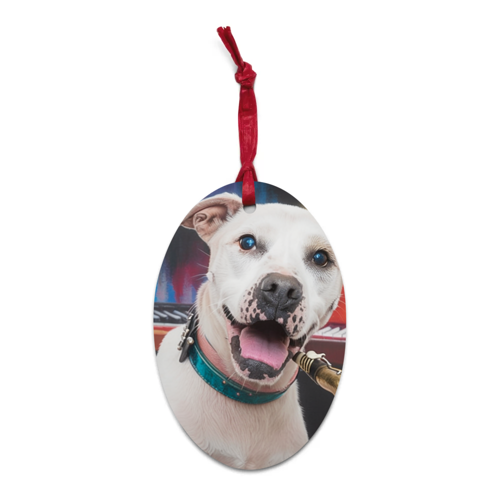 PugMug Custom Melody Wooden Ornament