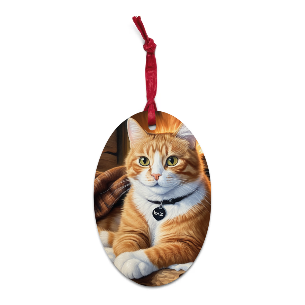 PugMug Custom Jack Jack Wooden Ornament