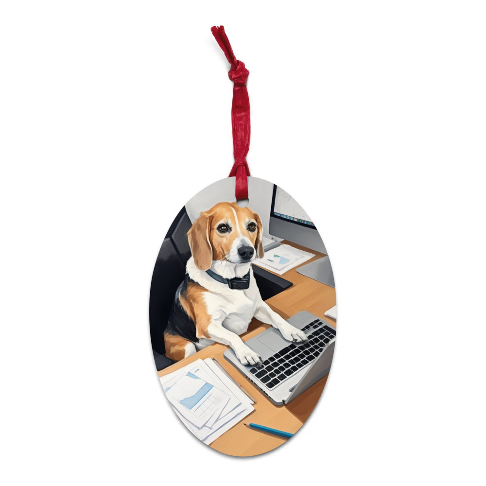 PugMug Custom Munchkin Wooden Ornament