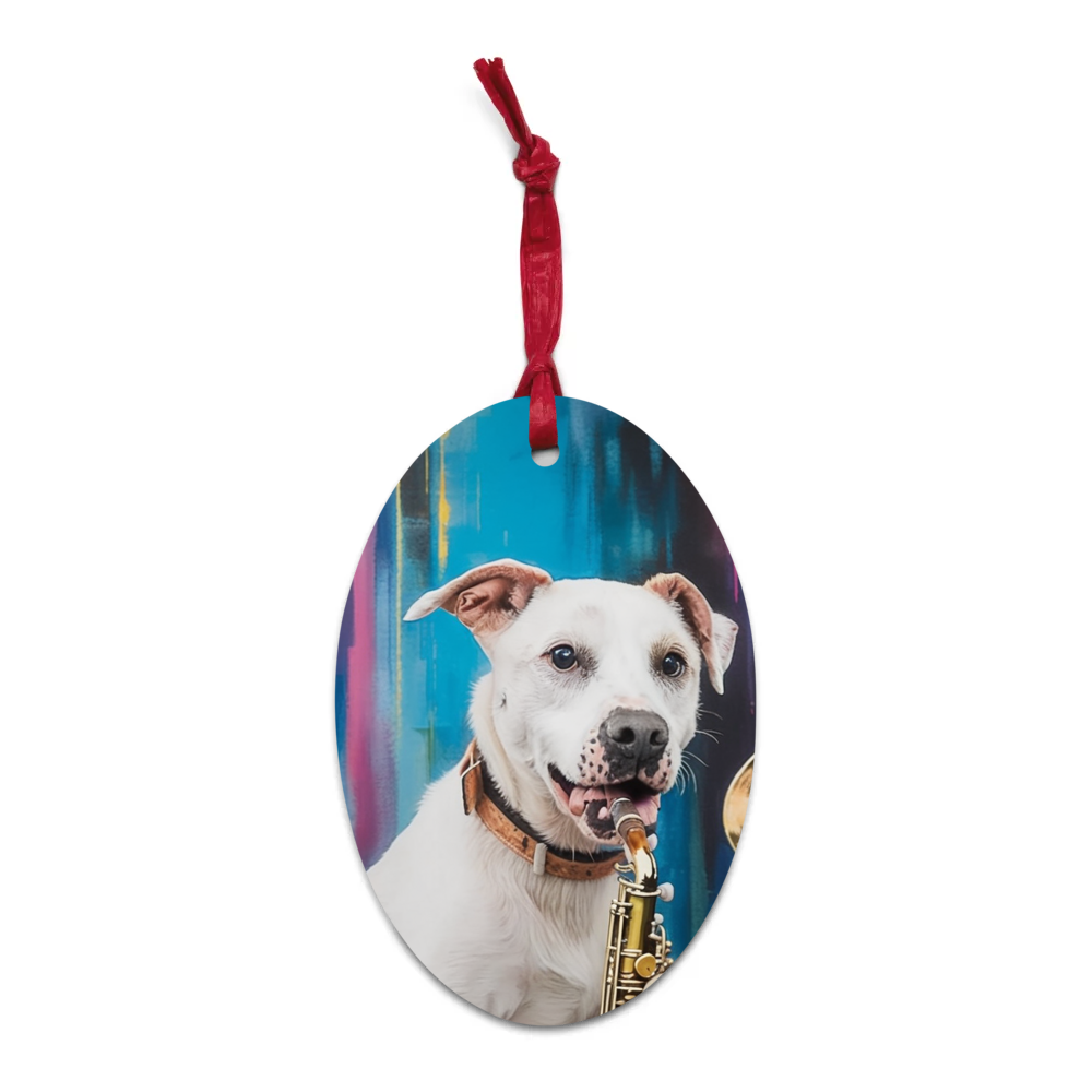 PugMug Custom Melody Wooden Ornament