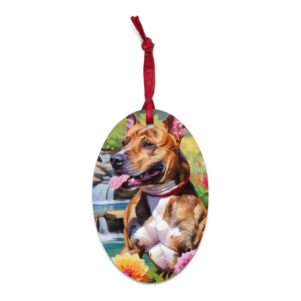 PugMug Custom Tony Hawk Wooden Ornament