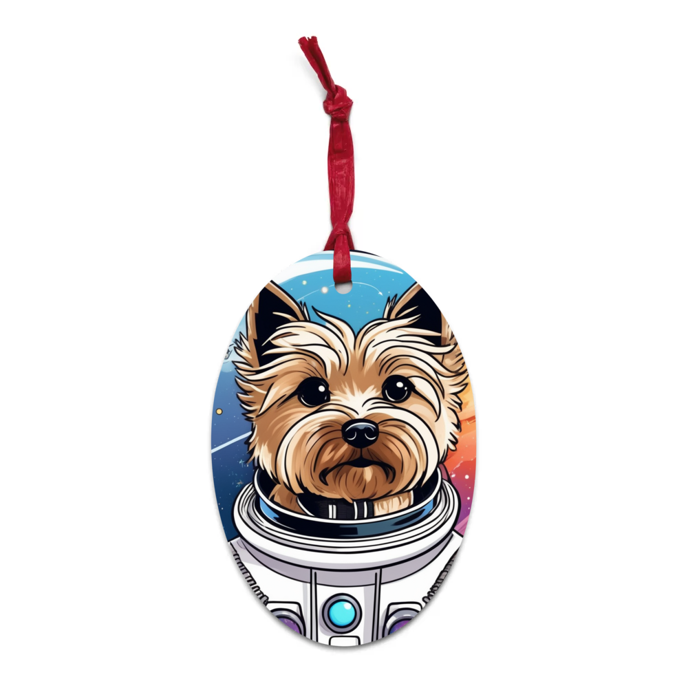 PugMug Custom Cairn Terrier Wooden Ornament