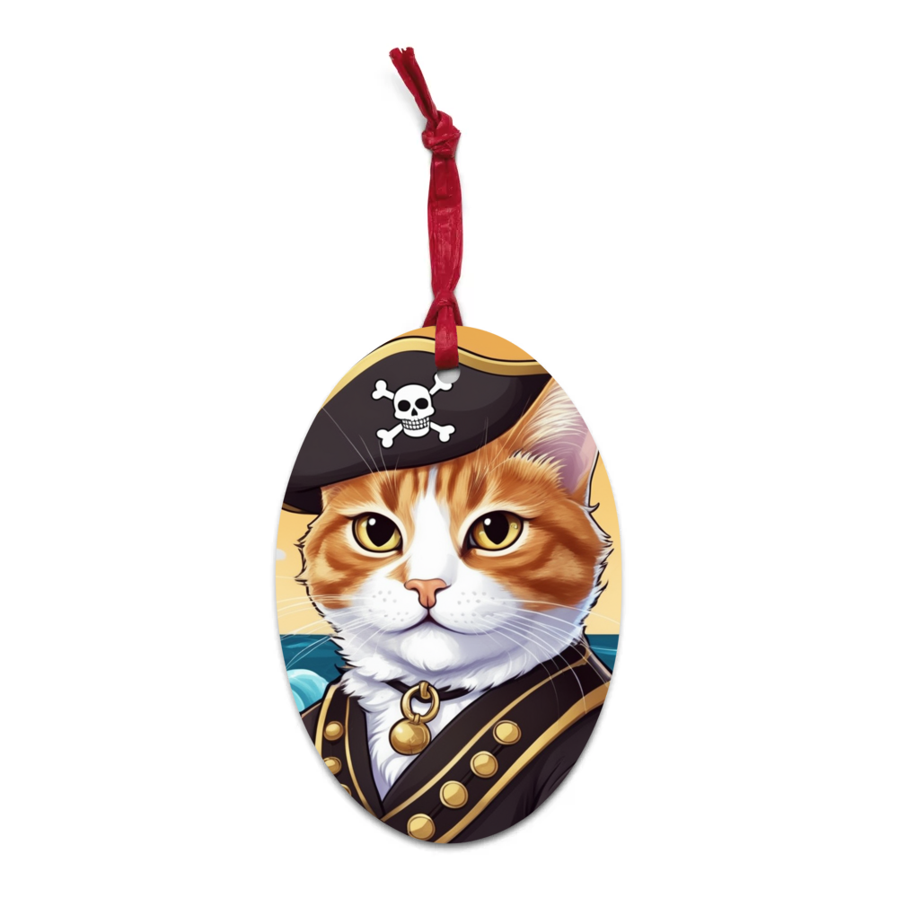 PugMug Custom Jack Jack Wooden Ornament