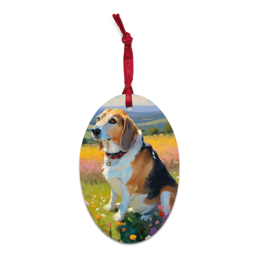 PugMug Custom Munchkin Wooden Ornament