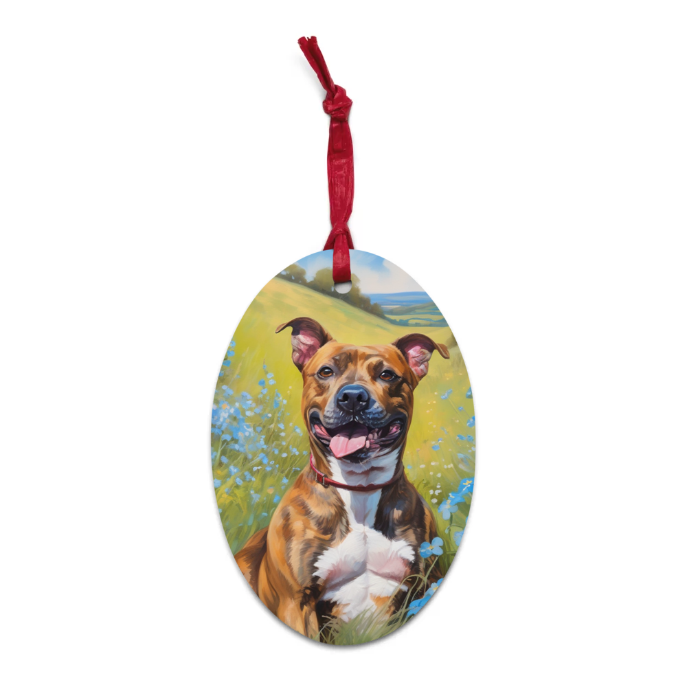 PugMug Custom Tony Hawk Wooden Ornament