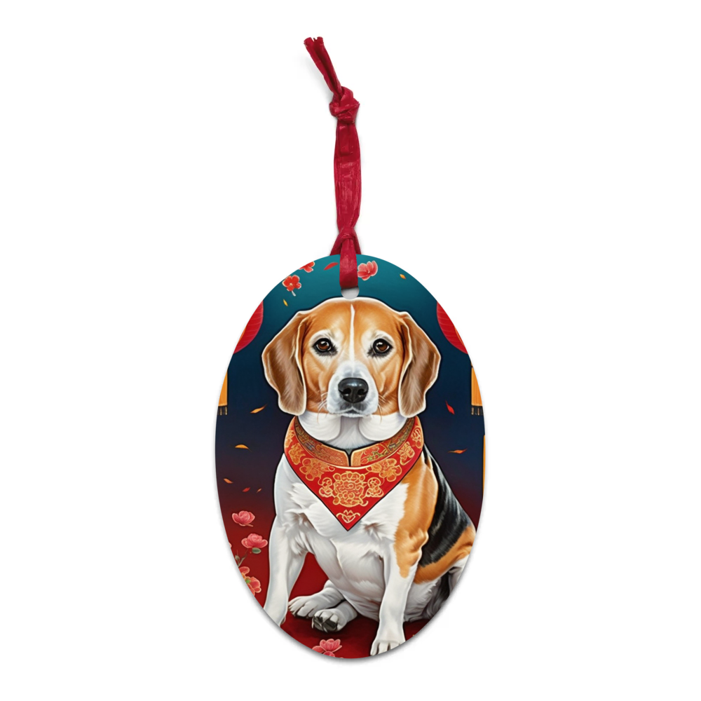 PugMug Custom Munchkin Wooden Ornament