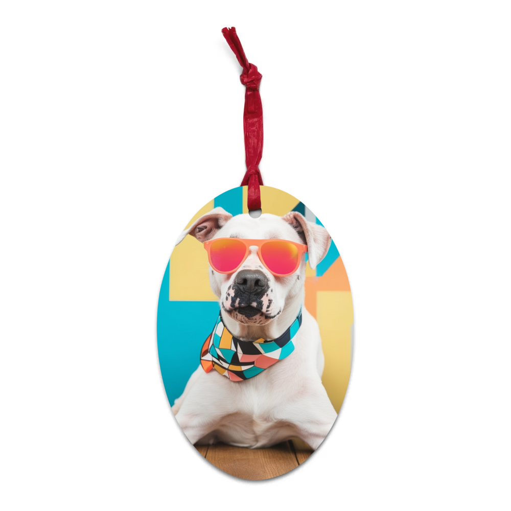 PugMug Custom Melody Wooden Ornament