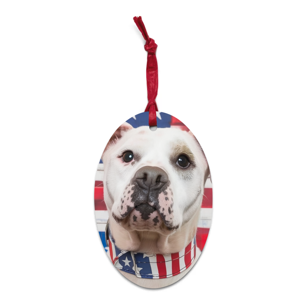 PugMug Custom Melody Wooden Ornament