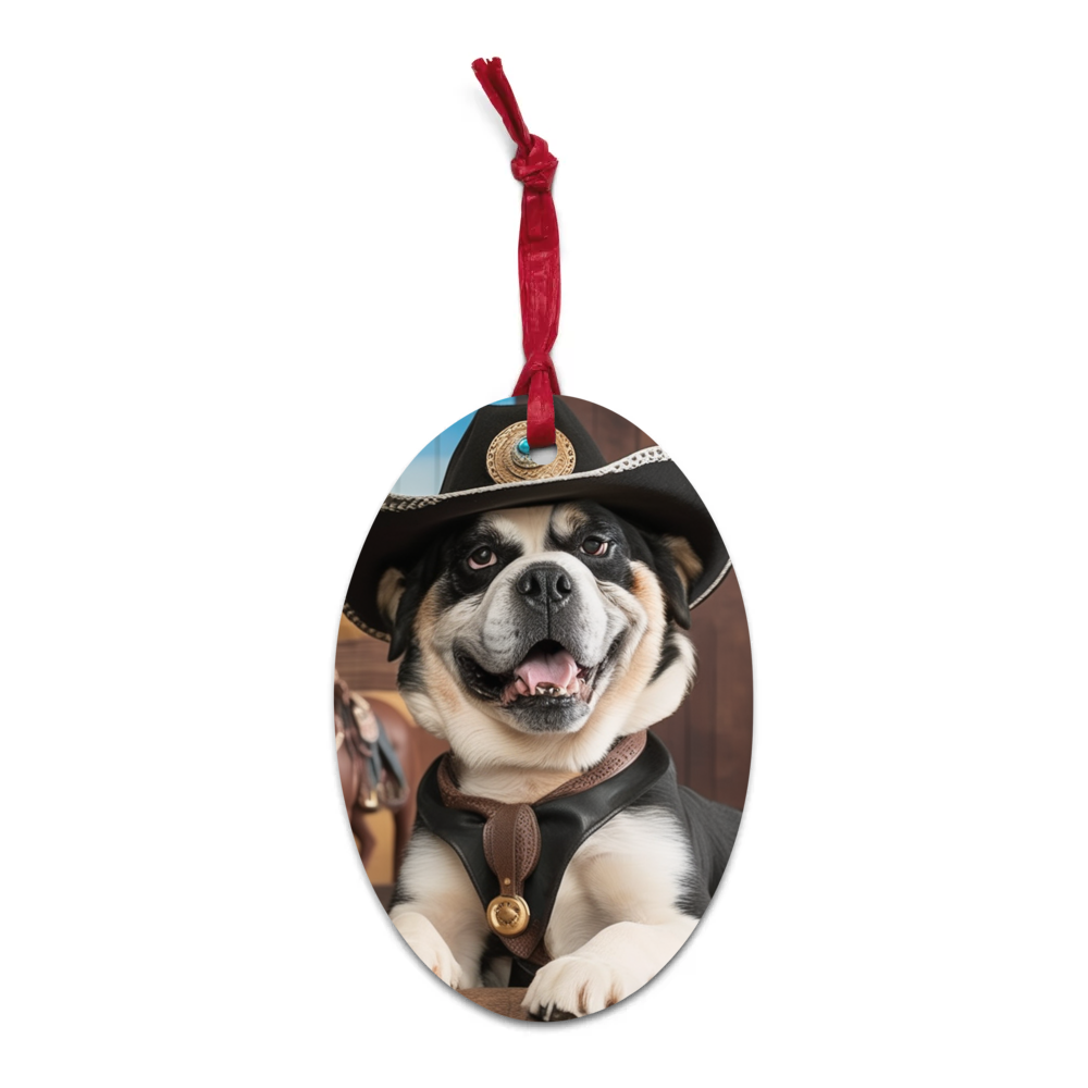 PugMug Custom McHenry Wooden Ornament