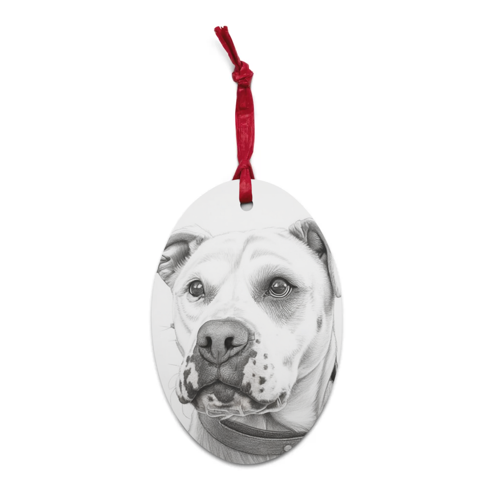 PugMug Custom Melody Wooden Ornament