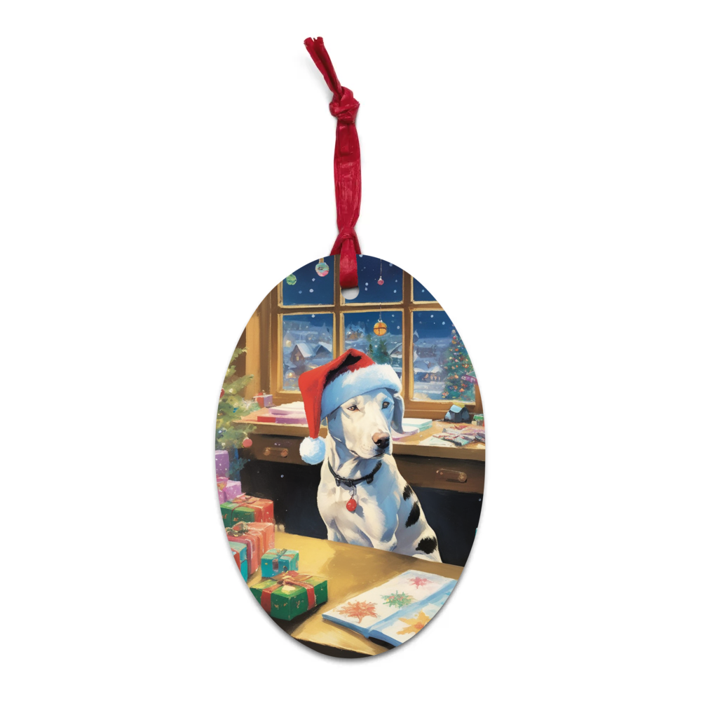 PugMug Custom Penny Wooden Ornament