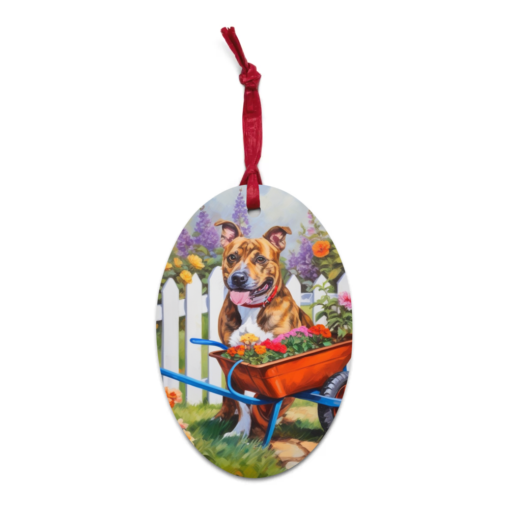 PugMug Custom Tony Hawk Wooden Ornament