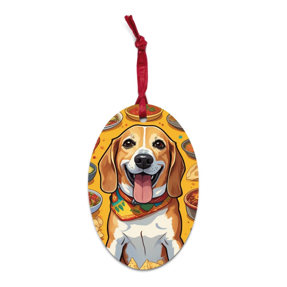 PugMug Custom Munchkin Wooden Ornament