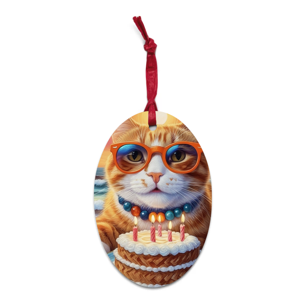 PugMug Custom Jack Jack Wooden Ornament