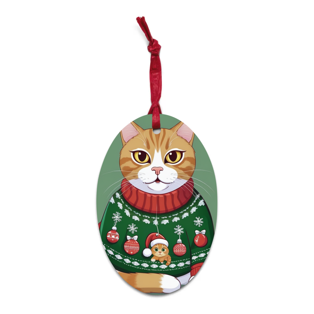 PugMug Custom Jack Jack Wooden Ornament