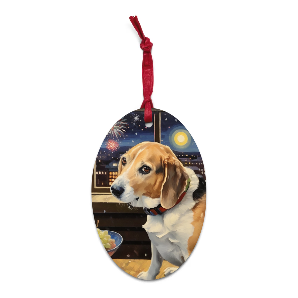 PugMug Custom Munchkin Wooden Ornament