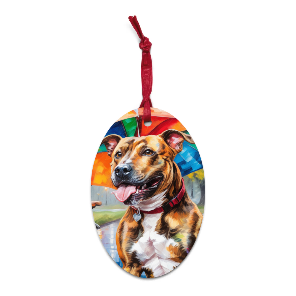 PugMug Custom Tony Hawk Wooden Ornament