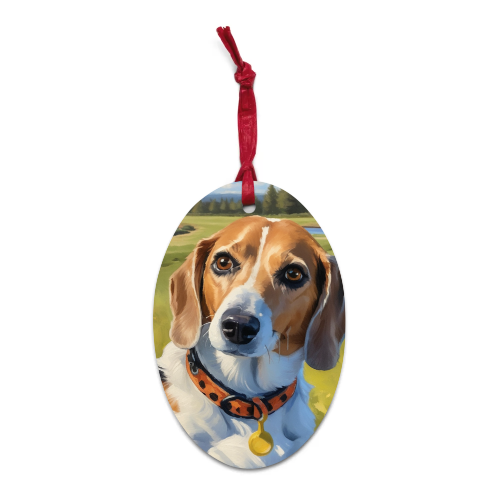 PugMug Custom Munchkin Wooden Ornament