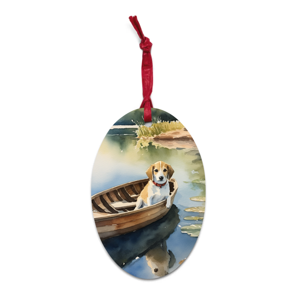 PugMug Custom Munchkin Wooden Ornament