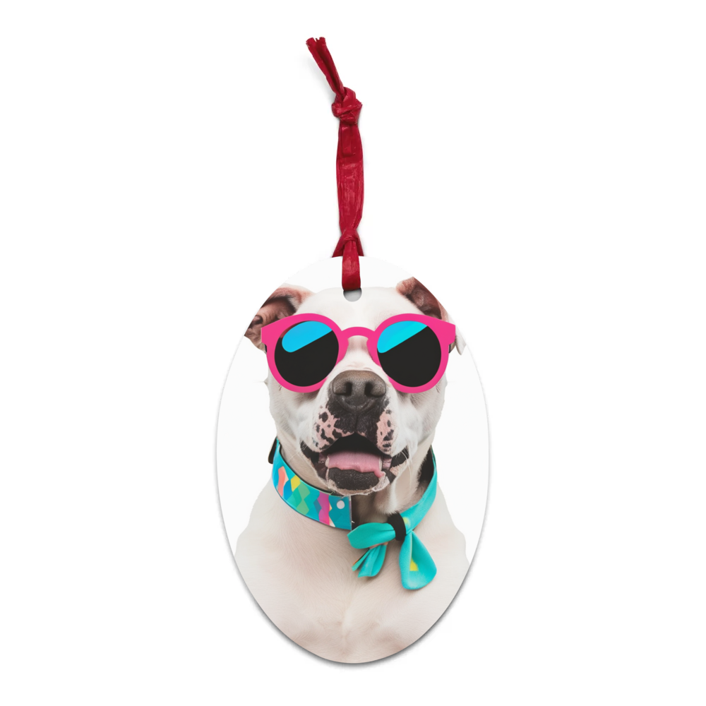 PugMug Custom Melody Wooden Ornament