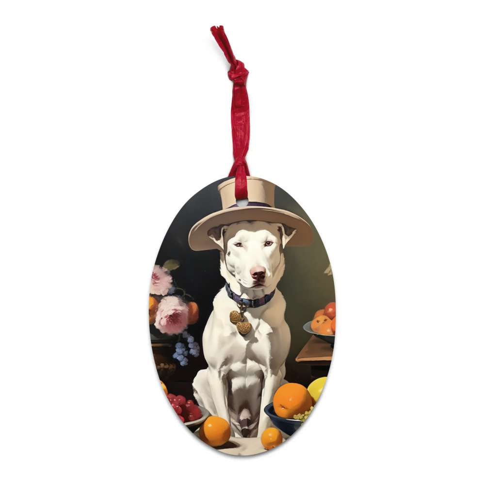 PugMug Custom Penny Wooden Ornament