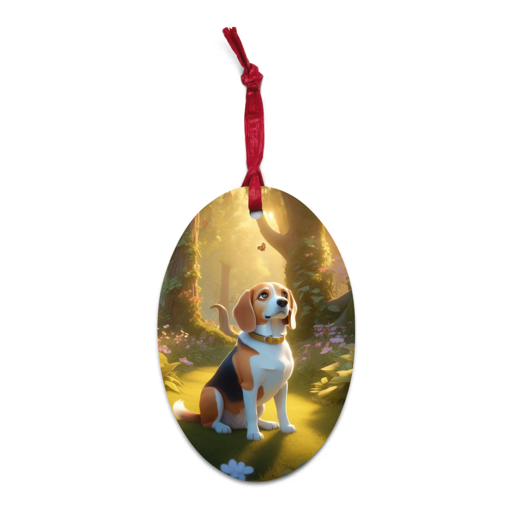 PugMug Custom Munchkin Wooden Ornament