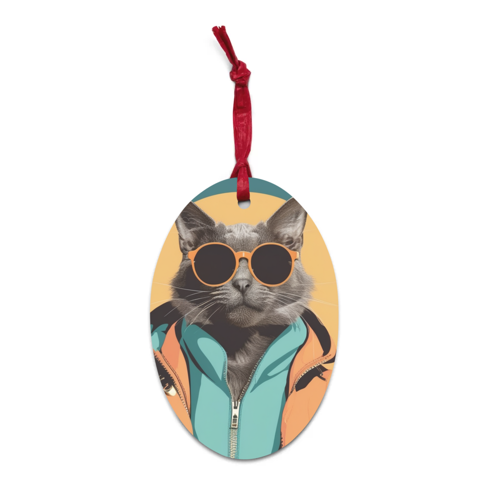 PugMug Custom Thumper Wooden Ornament