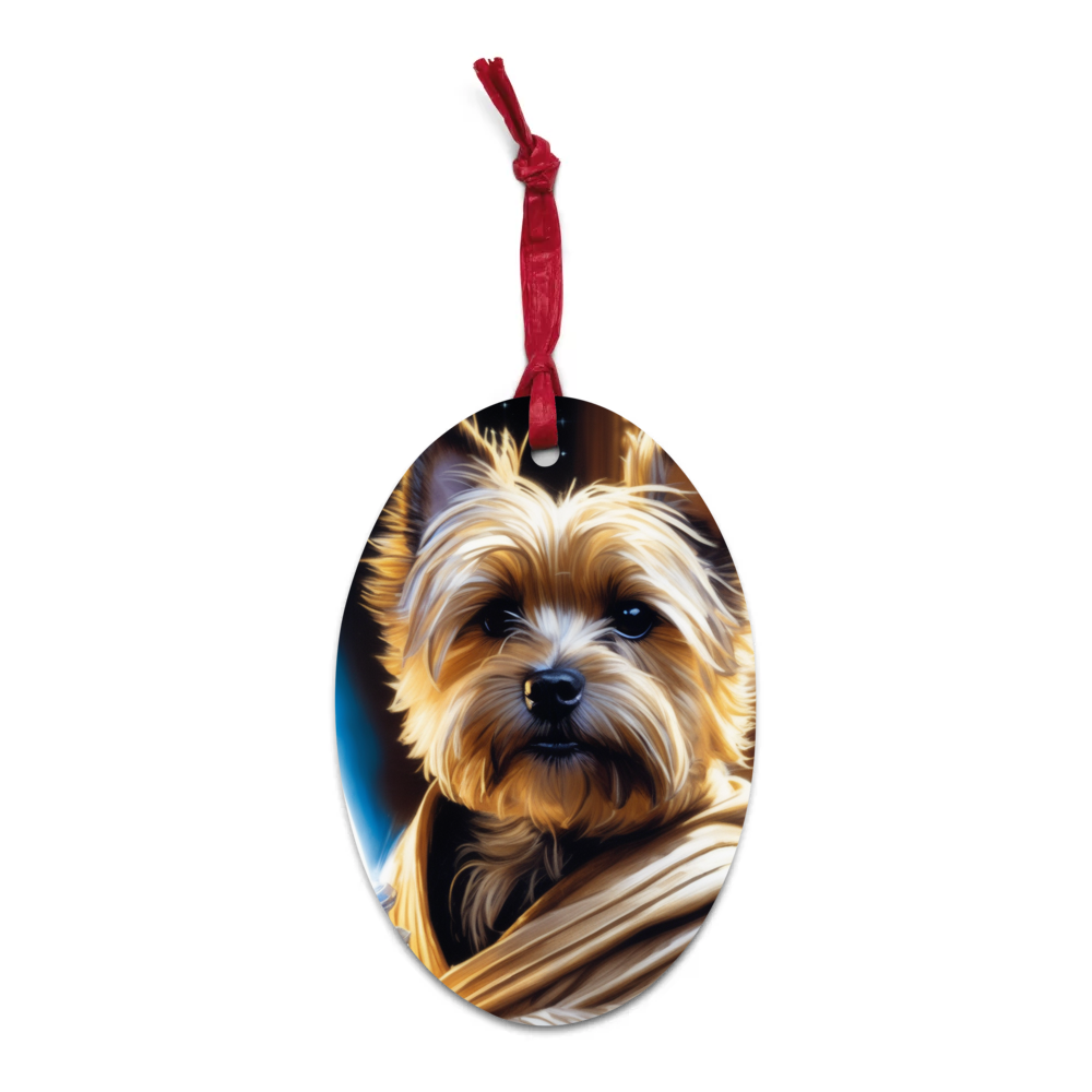 PugMug Custom Cairn Terrier Wooden Ornament