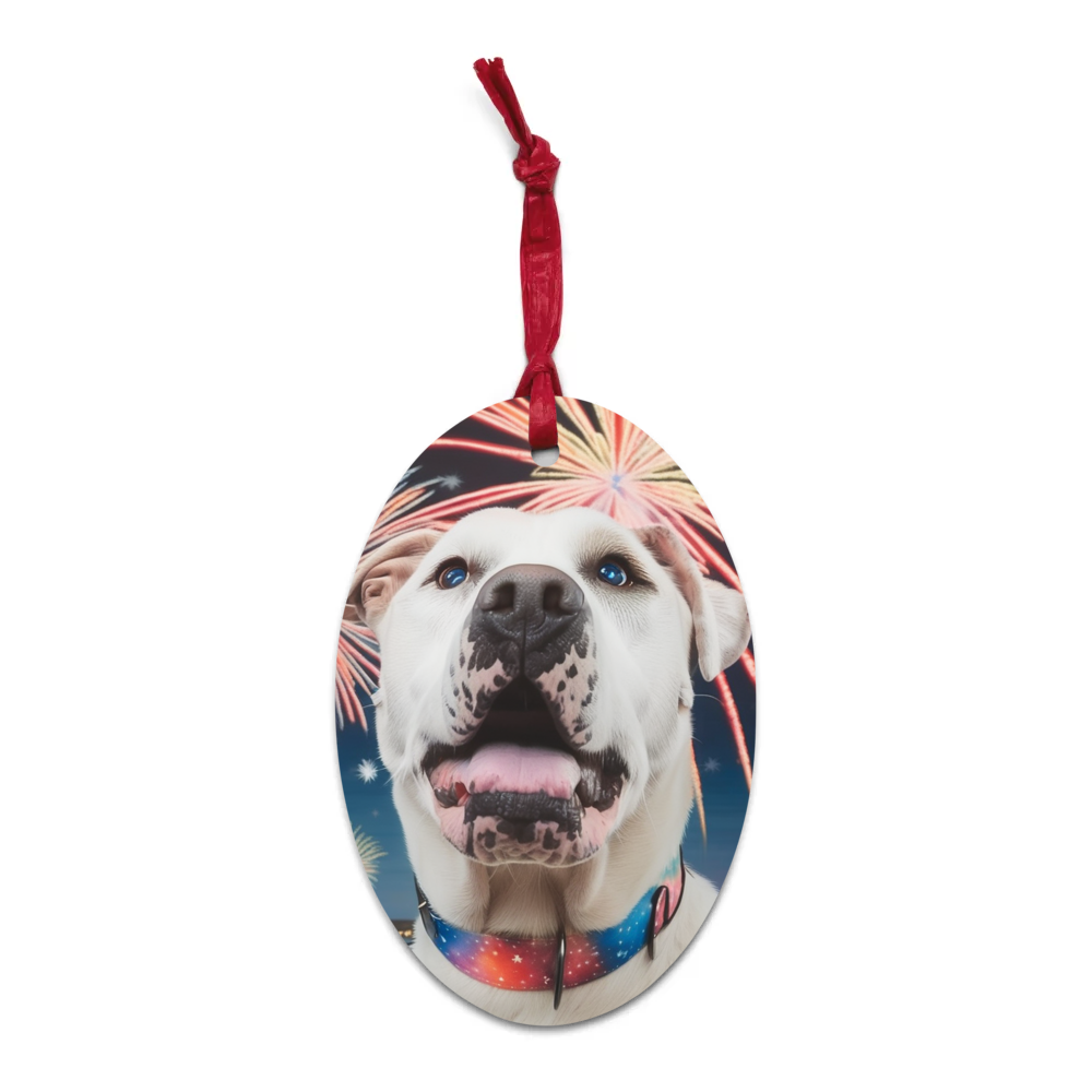 PugMug Custom Melody Wooden Ornament