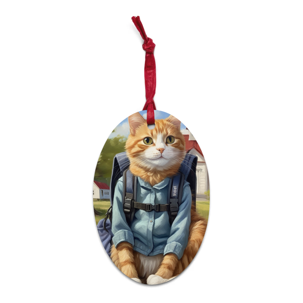 PugMug Custom Jack Jack Wooden Ornament