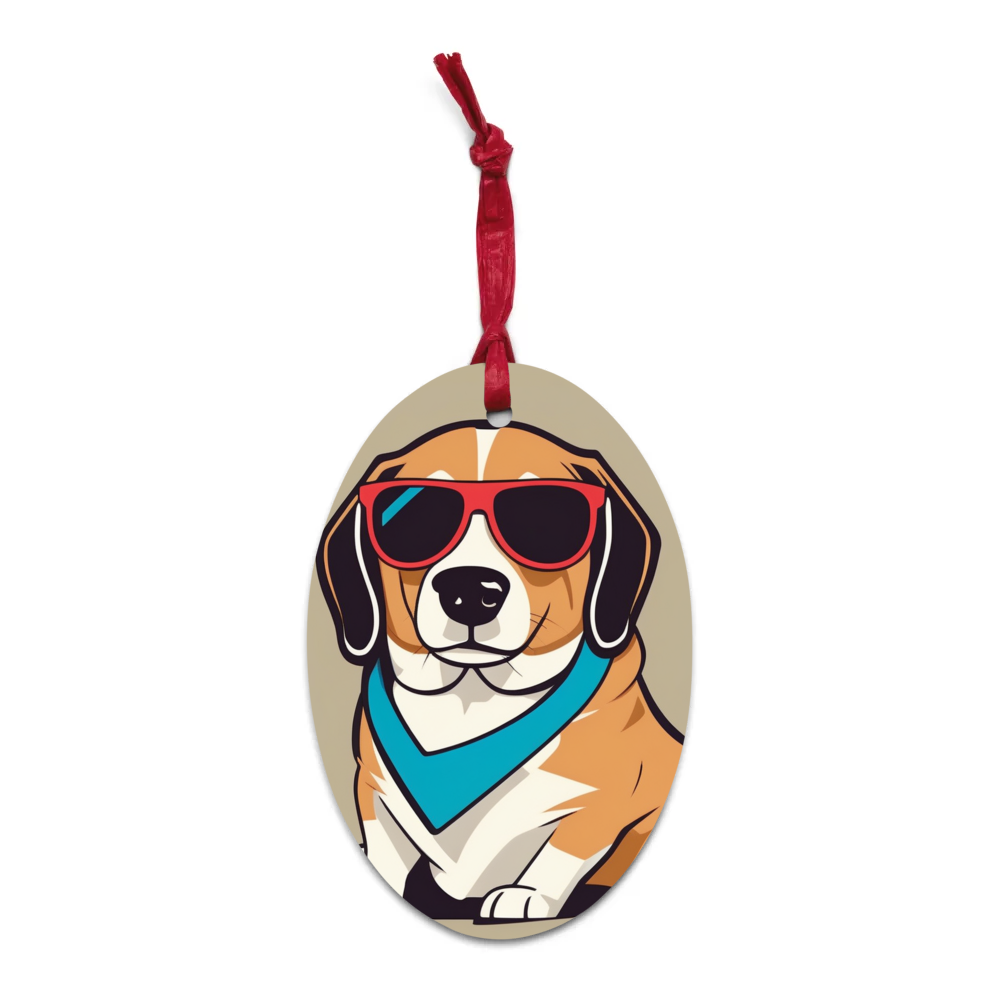 PugMug Custom Munchkin Wooden Ornament