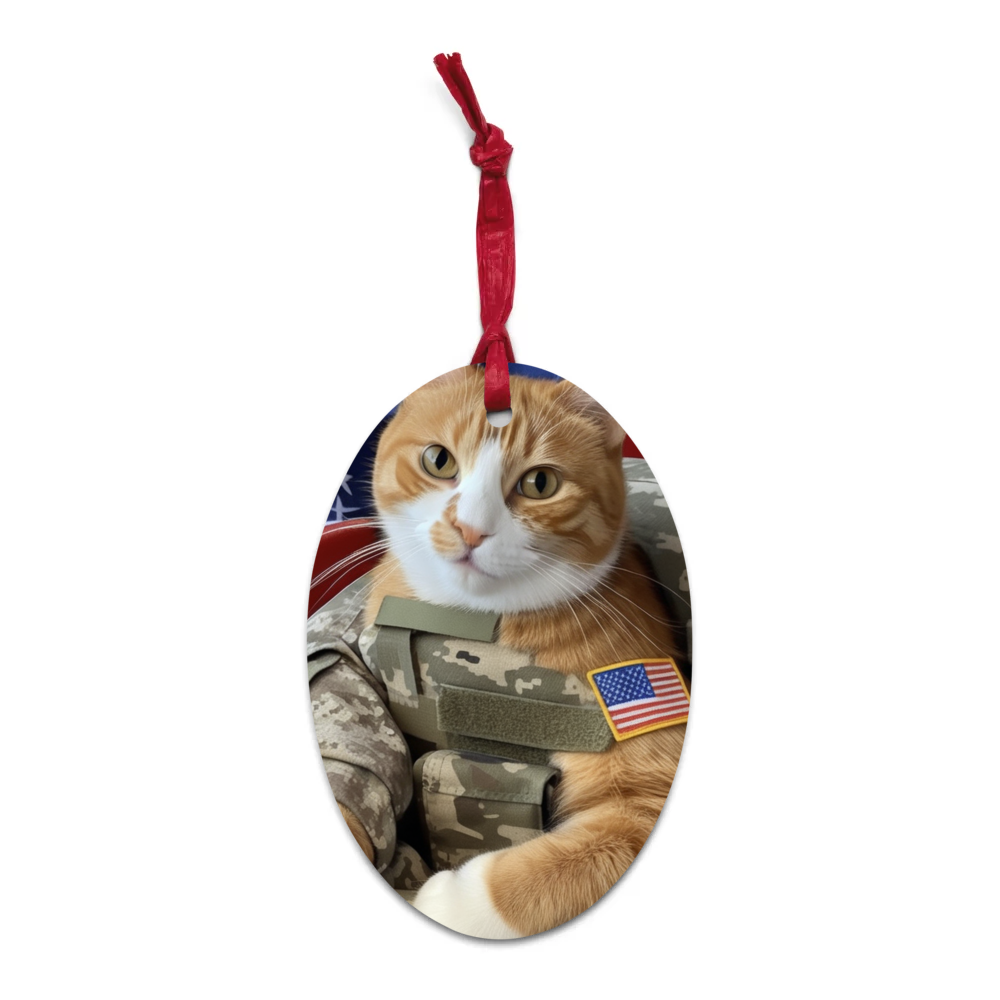 PugMug Custom Jack Jack Wooden Ornament