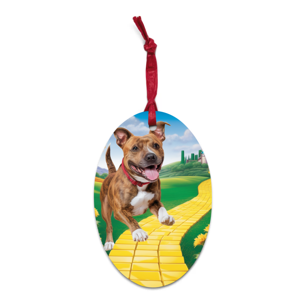 PugMug Custom Tony Hawk Wooden Ornament