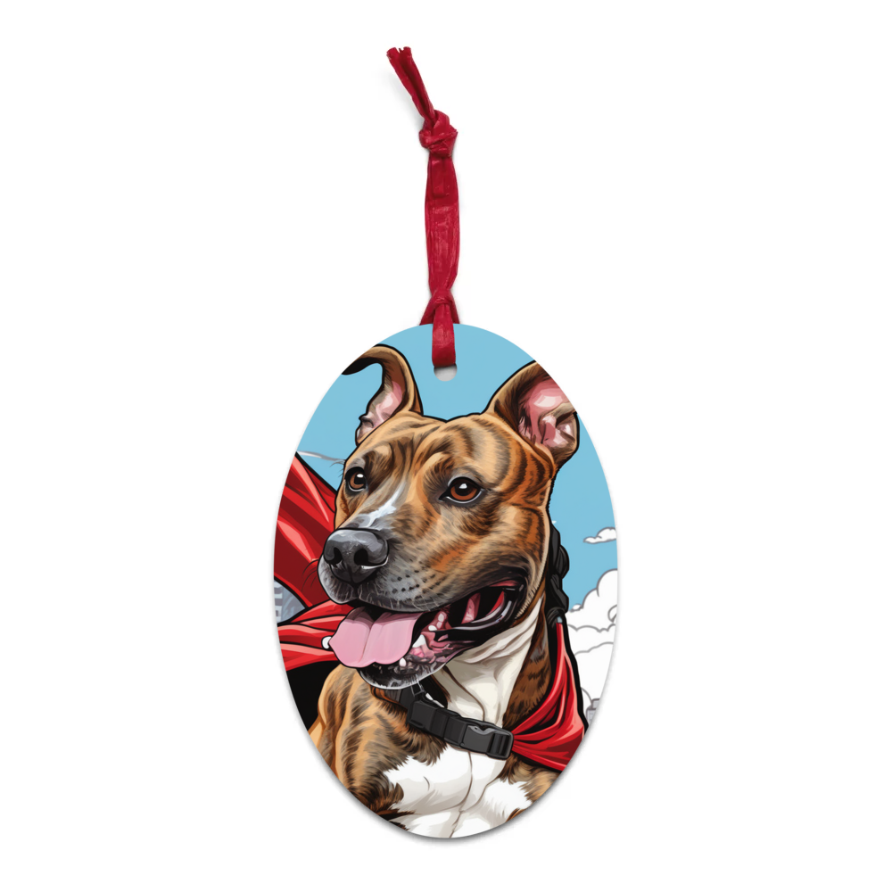 PugMug Custom Tony Hawk Wooden Ornament